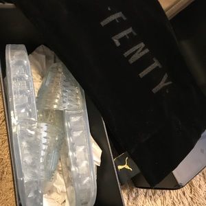 Puma fenty crystal slippers